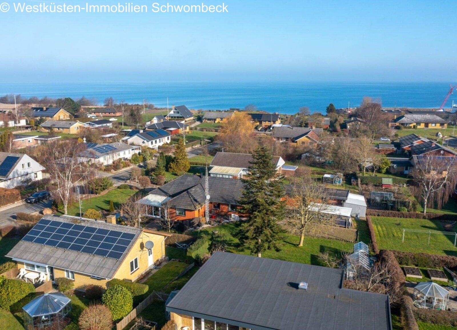 Luftbild Richtung Ostsee